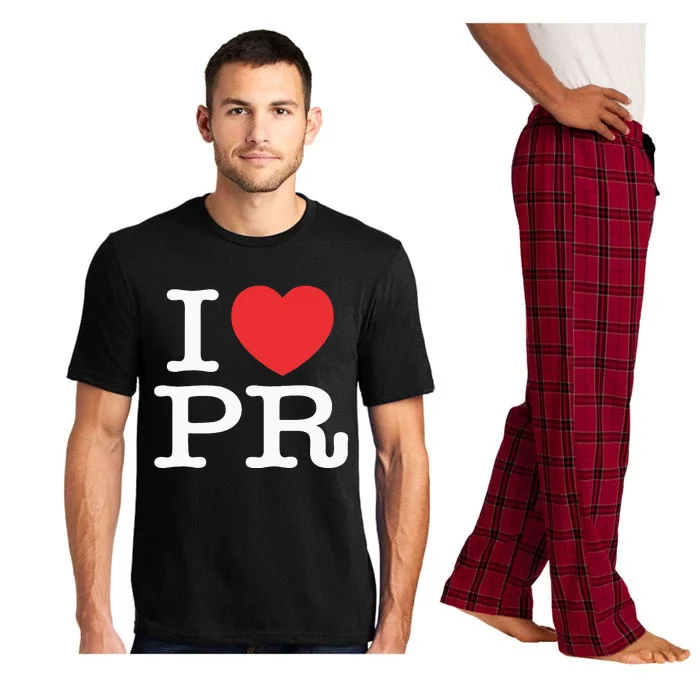 I Heart PR Love Puerto Rico Pajama Set