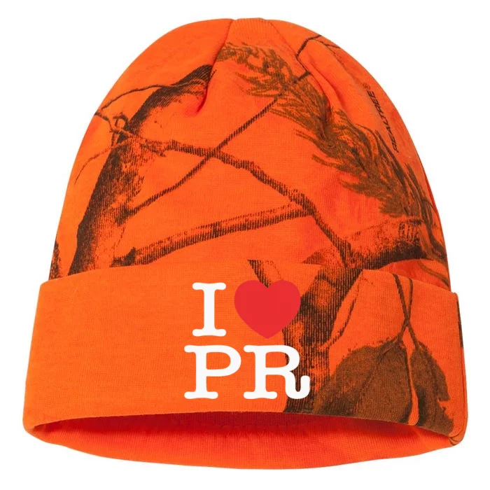 I Heart PR Love Puerto Rico Kati - 12in Camo Beanie