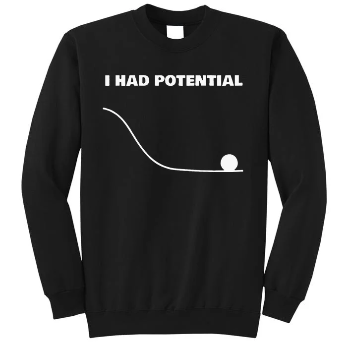 I Had Potential For Men Women Funny Physics Science Sweatshirt