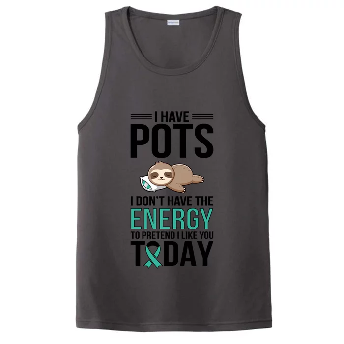 I Have Pots Warrior Pots Awareness Day Pots Fighter Gift Performance Tank