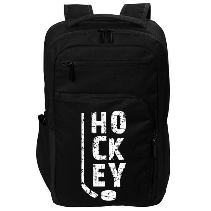 Ice Hockey Player Gift Hockey Son Hockey Dad Gift Impact Tech Backpack