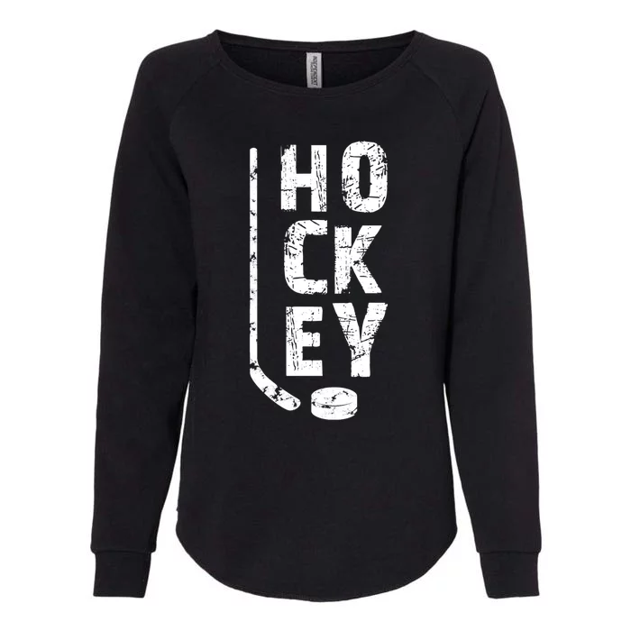 Ice Hockey Player Gift Hockey Son Hockey Dad Gift Womens California Wash Sweatshirt