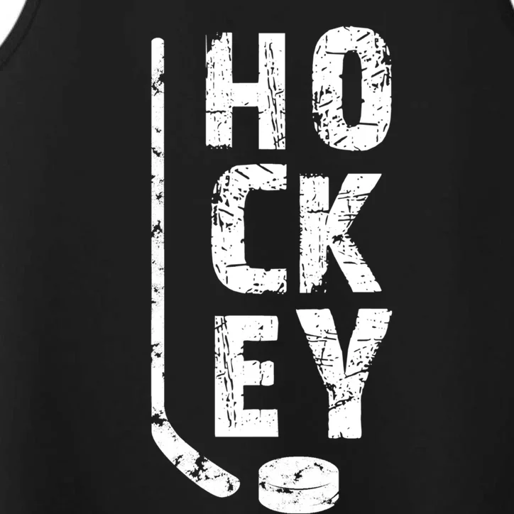 Ice Hockey Player Gift Hockey Son Hockey Dad Gift Performance Tank