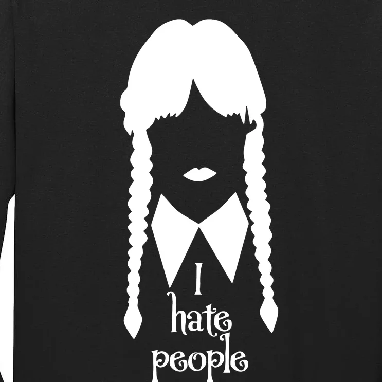 I Hate People Funny Wednesday Cute For Lover Trending Tall Long Sleeve T-Shirt