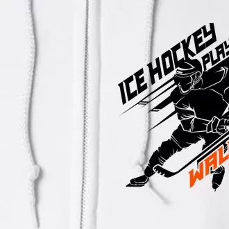 Ice Hockey Players Walk On Water Superpower Gift Full Zip Hoodie