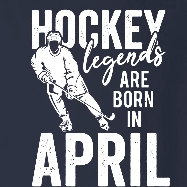 Ice Hockey Players Born In April Men Boys Birthday Toddler Long Sleeve Shirt