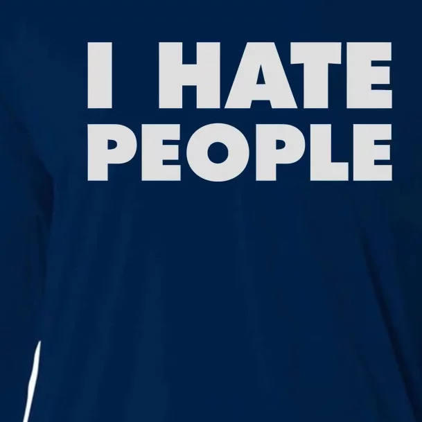 I Hate People Cooling Performance Long Sleeve Crew