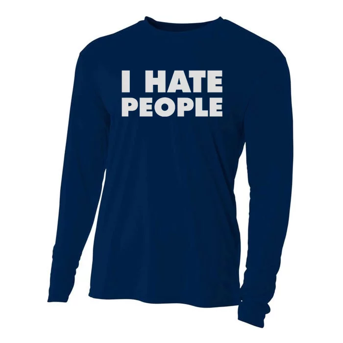 I Hate People Cooling Performance Long Sleeve Crew