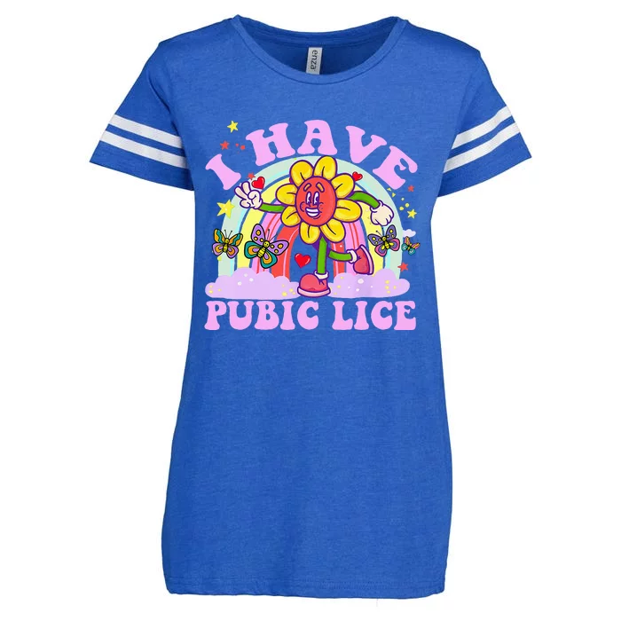 I Have Pubic Lice Enza Ladies Jersey Football T-Shirt