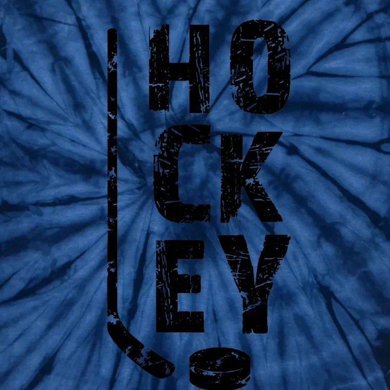 Ice Hockey Player Tie-Dye T-Shirt