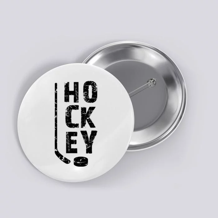 Ice Hockey Player Button