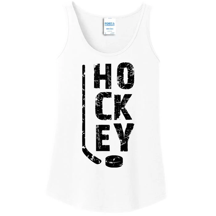 Ice Hockey Player Ladies Essential Tank