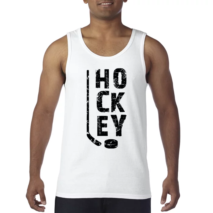 Ice Hockey Player Tank Top