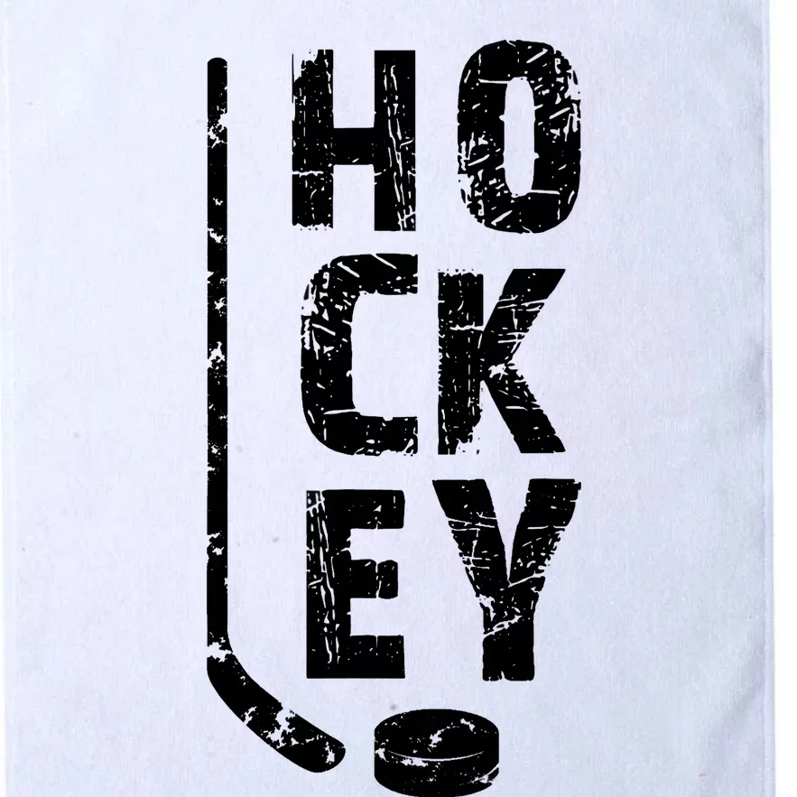 Ice Hockey Player Platinum Collection Golf Towel