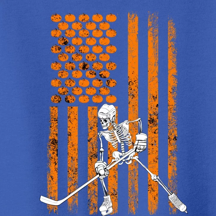 Ice Hockey Player Fan Gift Skeleton Halloween Gift Cute Gift Toddler T-Shirt