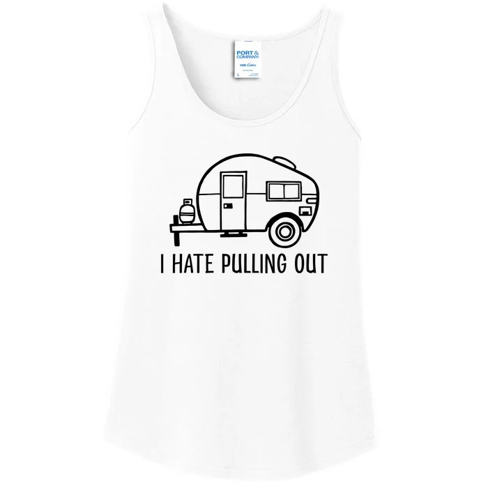 I Hate Pulling Out Boating Boat Captain Ladies Essential Tank