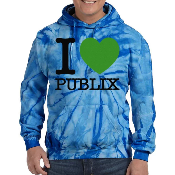 I Heart Publix Tie Dye Hoodie