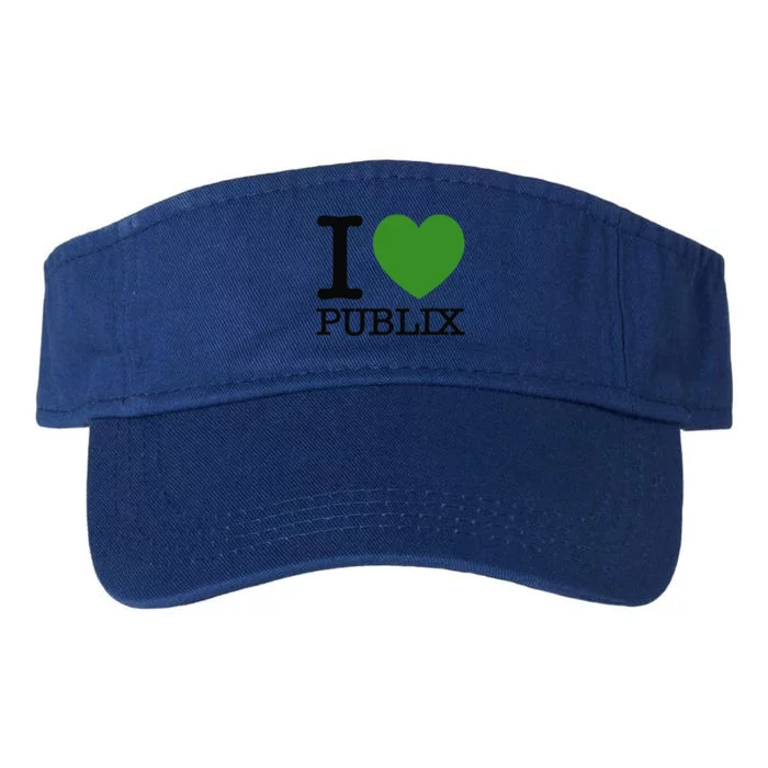 I Heart Publix Valucap Bio-Washed Visor