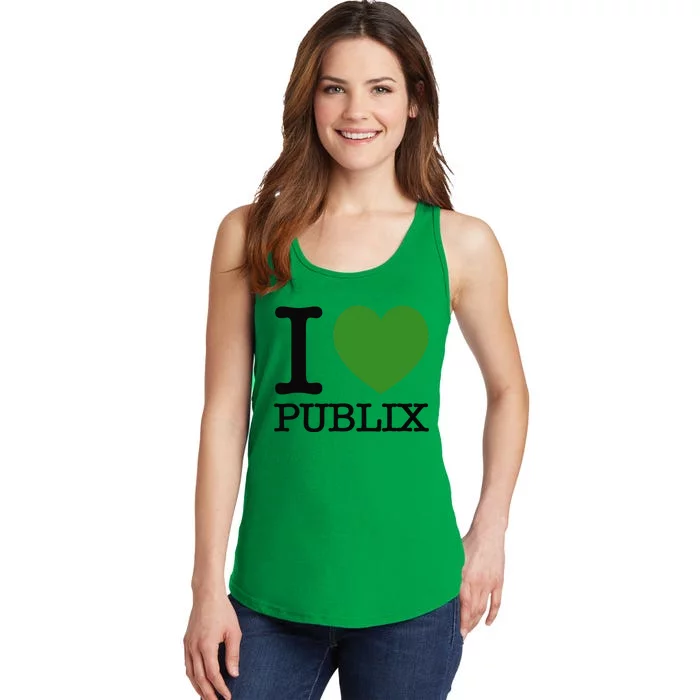 I Heart Publix Ladies Essential Tank