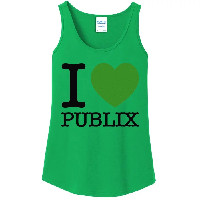 I Heart Publix Ladies Essential Tank