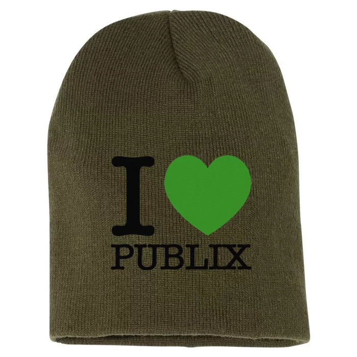 I Heart Publix Short Acrylic Beanie