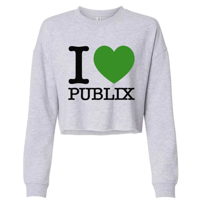 I Heart Publix Cropped Pullover Crew