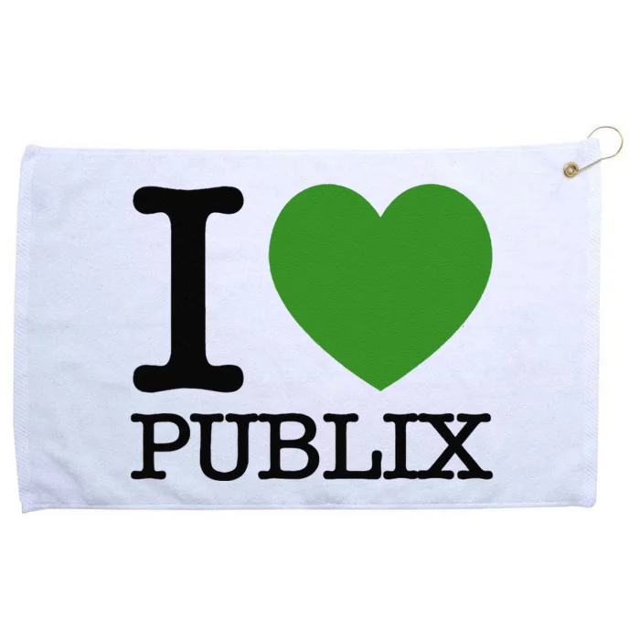 I Heart Publix Grommeted Golf Towel