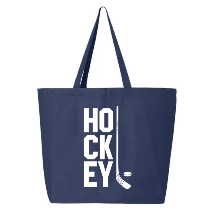 Ice Hockey Player Gift Funny Hockey Son Funny Hockey Gift 25L Jumbo Tote