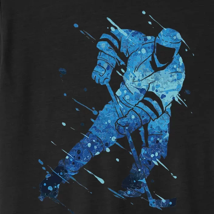 Ice Hockey Player ChromaSoft Performance T-Shirt