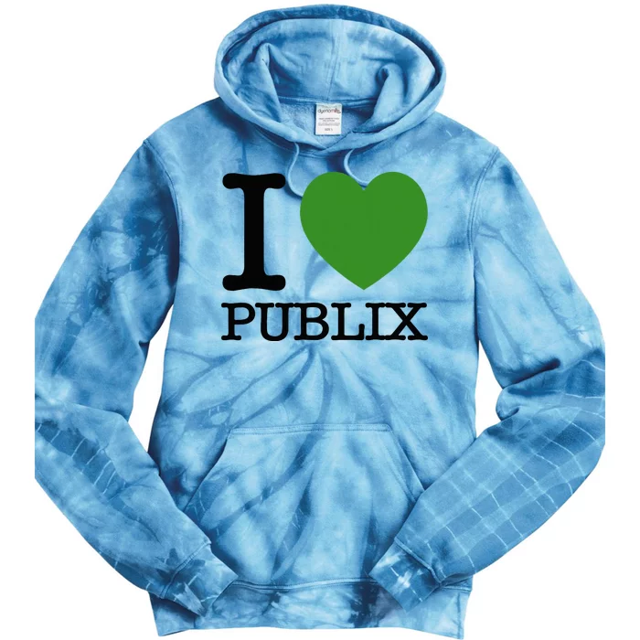 I Heart Publix Tie Dye Hoodie