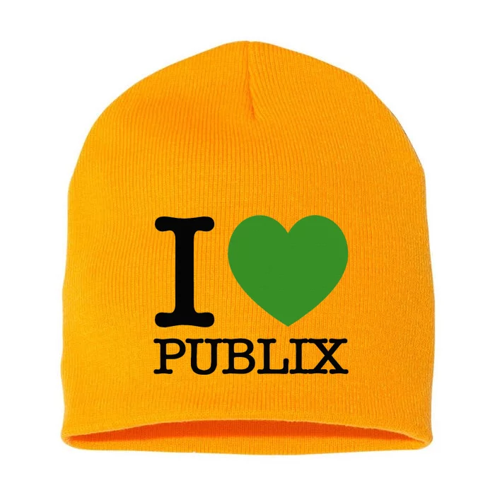 I Heart Publix Short Acrylic Beanie