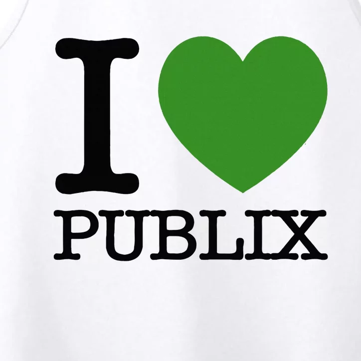 I Heart Publix Performance Tank