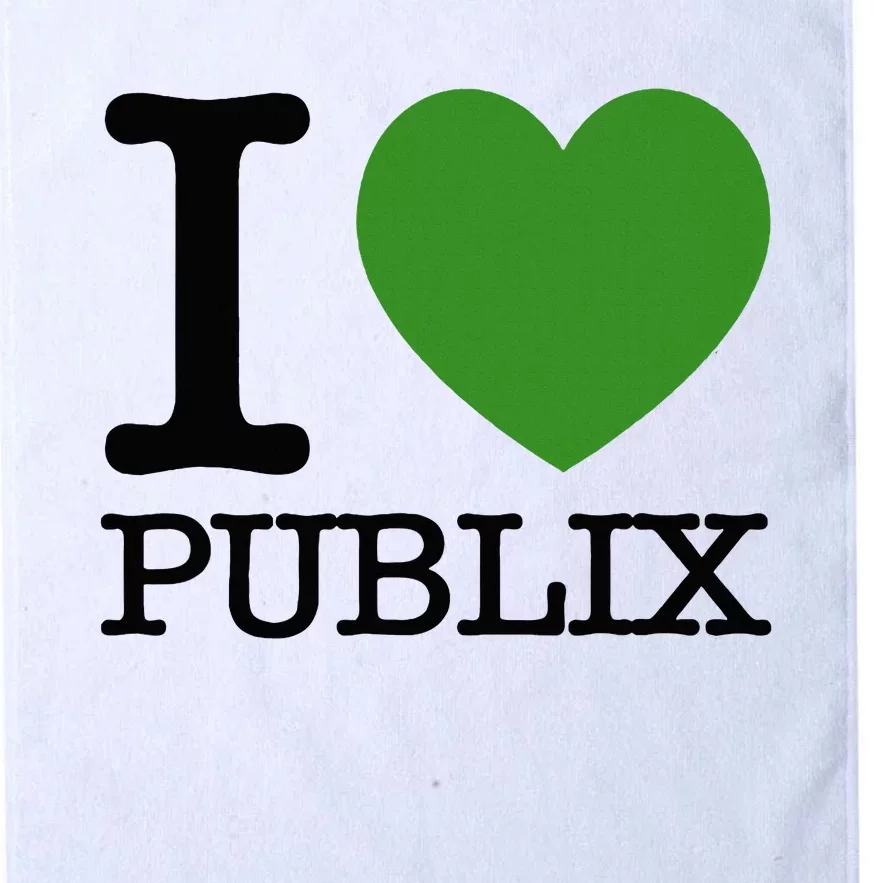 I Heart Publix Platinum Collection Golf Towel