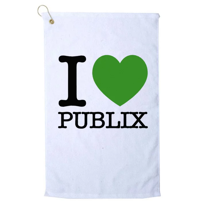 I Heart Publix Platinum Collection Golf Towel