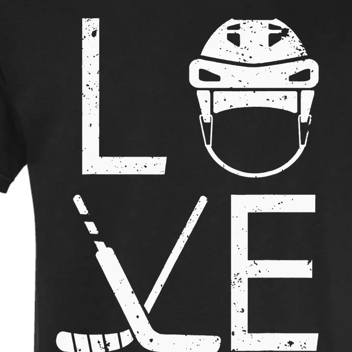 Ice Hockey Player Goalkeeper Ice Hockey Goalie Garment-Dyed Heavyweight T-Shirt