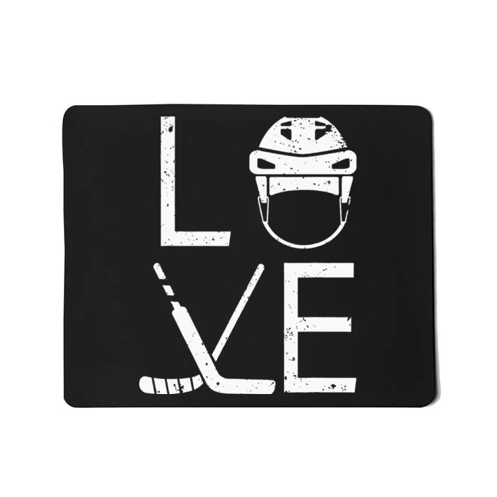 Ice Hockey Player Goalkeeper Ice Hockey Goalie Mousepad