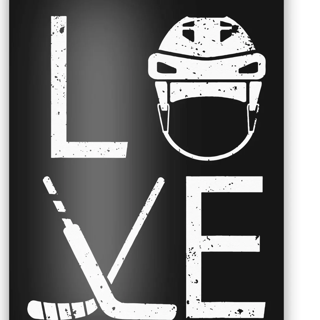 Ice Hockey Player Goalkeeper Ice Hockey Goalie Poster