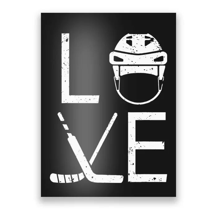 Ice Hockey Player Goalkeeper Ice Hockey Goalie Poster