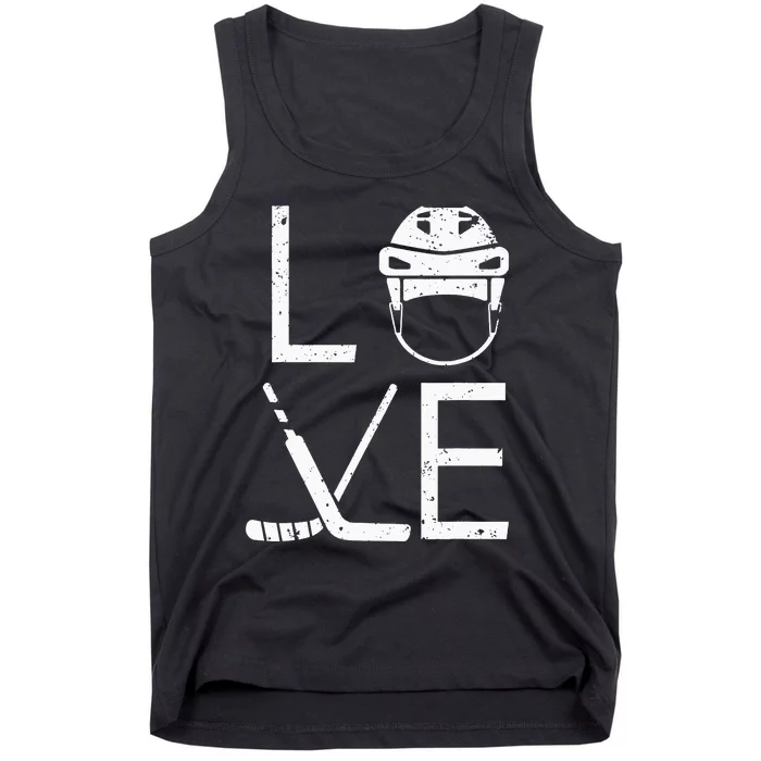 Ice Hockey Player Goalkeeper Ice Hockey Goalie Tank Top