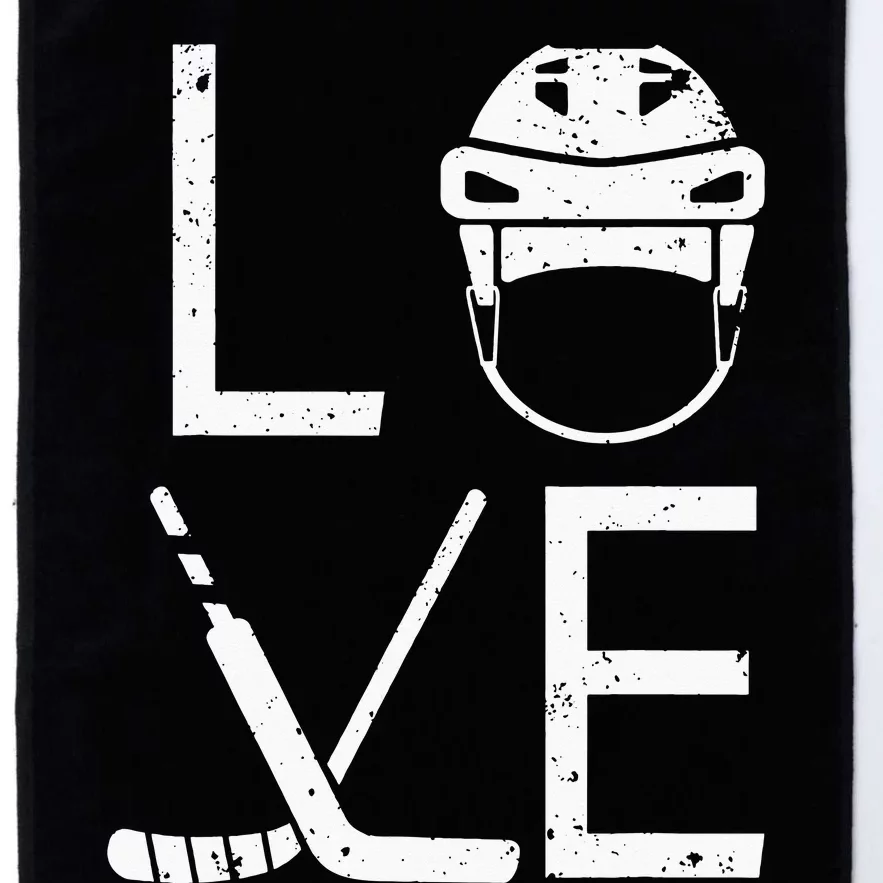 Ice Hockey Player Goalkeeper Ice Hockey Goalie Platinum Collection Golf Towel