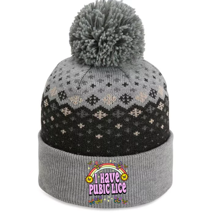 I Have Pubic Lice The Baniff Cuffed Pom Beanie