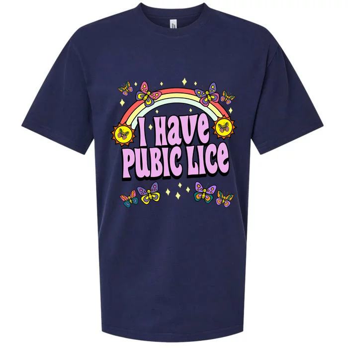 I Have Pubic Lice Sueded Cloud Jersey T-Shirt