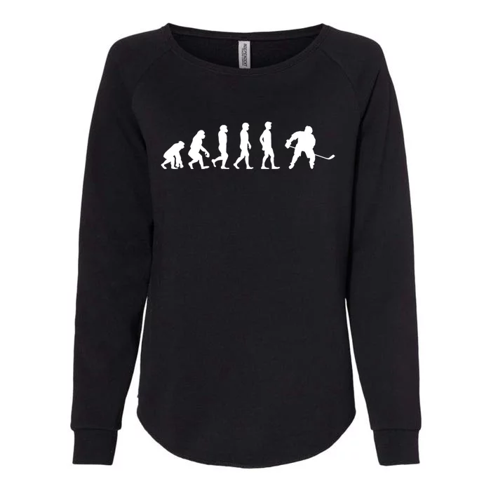 Ice Hockey Player Evolution Hockey Gift Great Gift Womens California Wash Sweatshirt