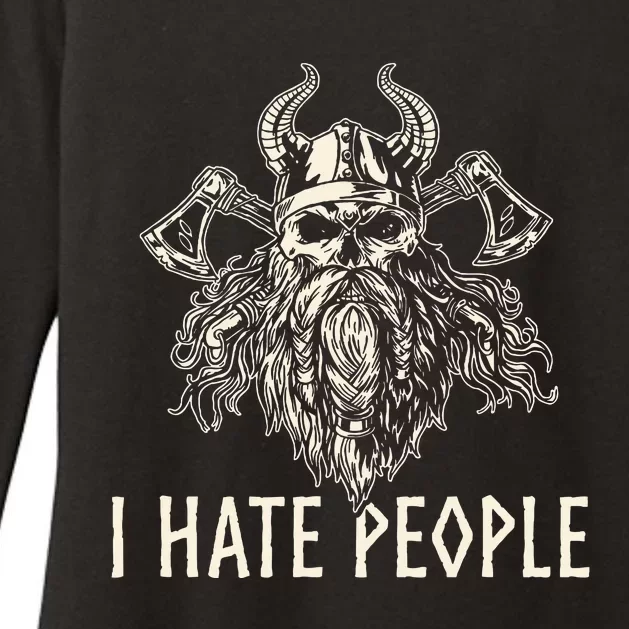 I Hate People Norse Mythology Viking Womens CVC Long Sleeve Shirt