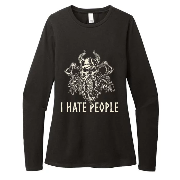 I Hate People Norse Mythology Viking Womens CVC Long Sleeve Shirt