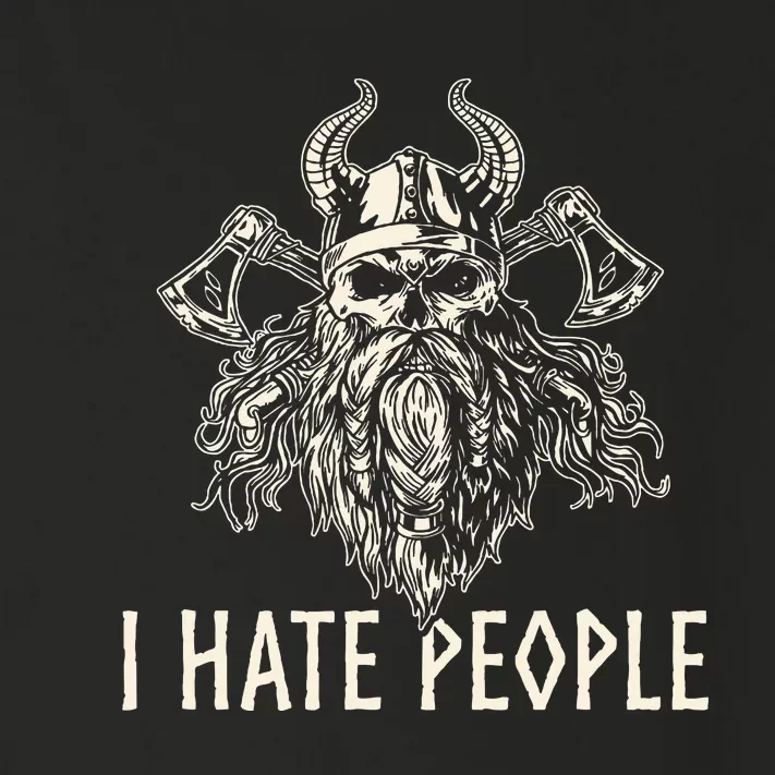 I Hate People Norse Mythology Viking Toddler Long Sleeve Shirt