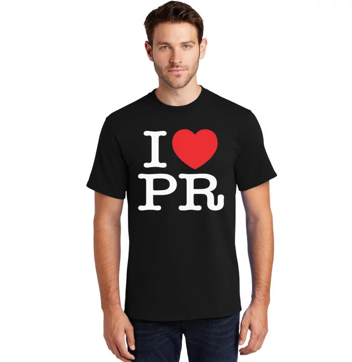 I Heart PR Love Puerto Rico Tall T-Shirt