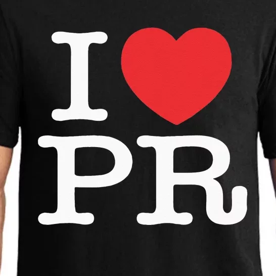 I Heart PR Love Puerto Rico Pajama Set