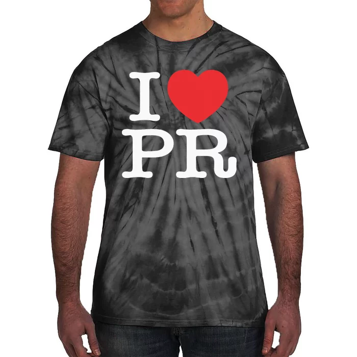 I Heart PR Love Puerto Rico Tie-Dye T-Shirt