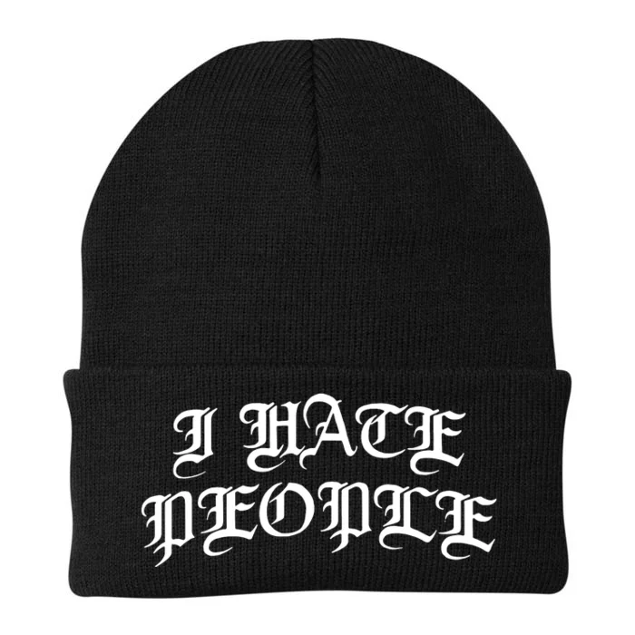 I Hate People Knit Cap Winter Beanie